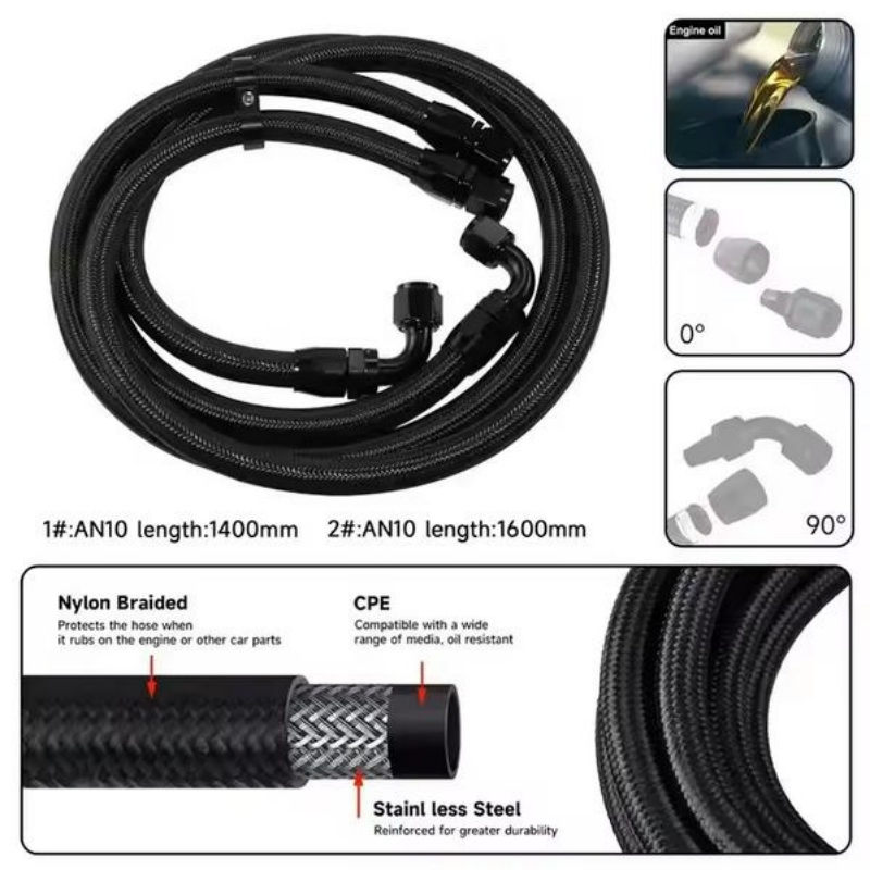 High Performance 28 Row Oil Cooler Universal 80 C Thermostat Adapter 3/4X16unf and M20X1.5 +7'' Electric Fan Black/Silver