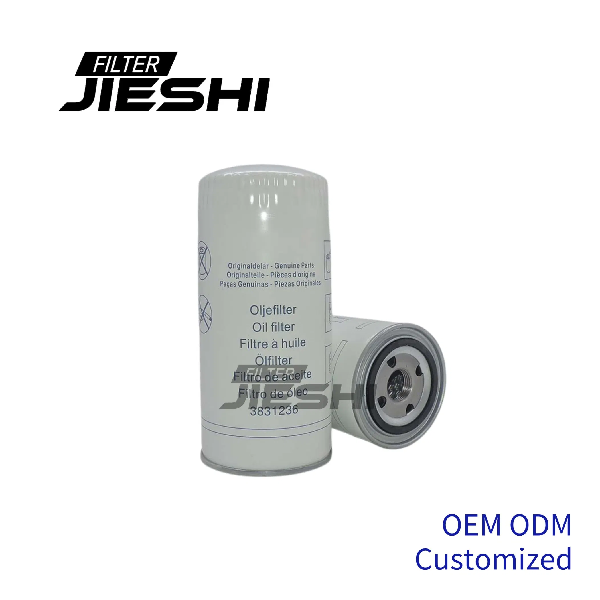 Premium Synthetic Media Oil Filter Cartridge 3831236 for Diesel Generator Engine Parts