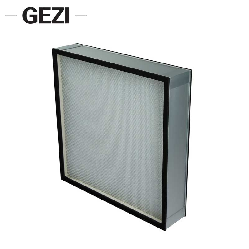 Custom Depth Aluminum Frame 99.99% Efficiency H13 Grade HEPA Filter