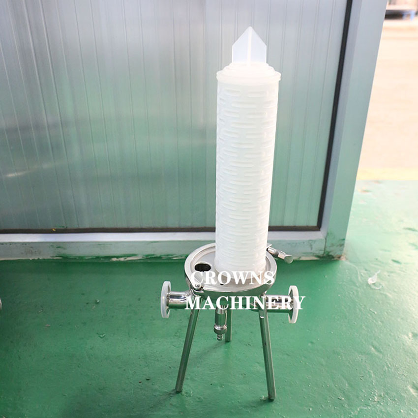 Customizable Industrial 10 20 30 40 Inch Stainless Steel 304 316 Single Cartridge Filter Housing for Biologics