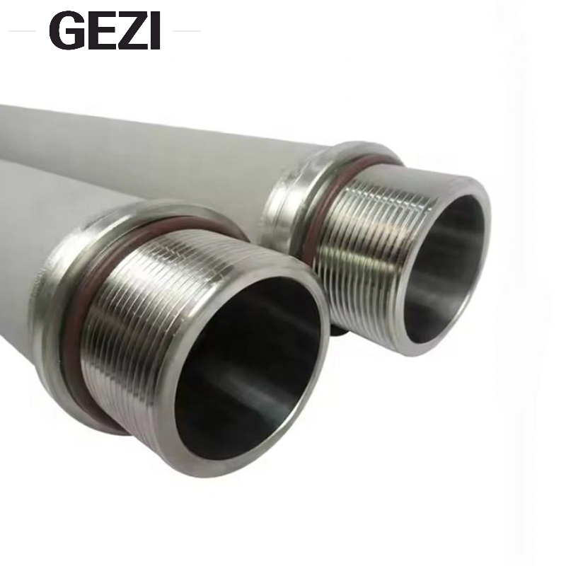 Custom Sizes Sintered Stainless Steel Filter Element for Air Compressors