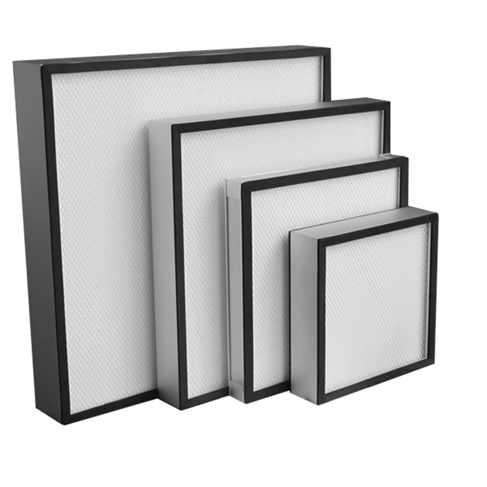 Industrial High Efficiency H14 HEPA Filter for HVAC New Medium Grade Paper Panel Box Filter with Fiberglass Media Filter