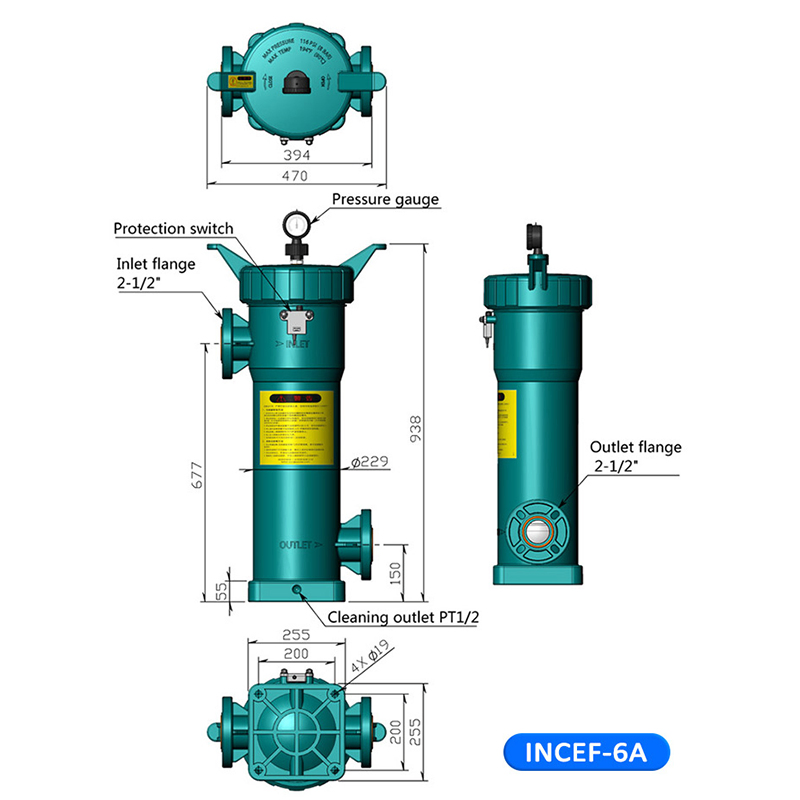 Customizable High Precision Water Treatment Pph Filter Housing