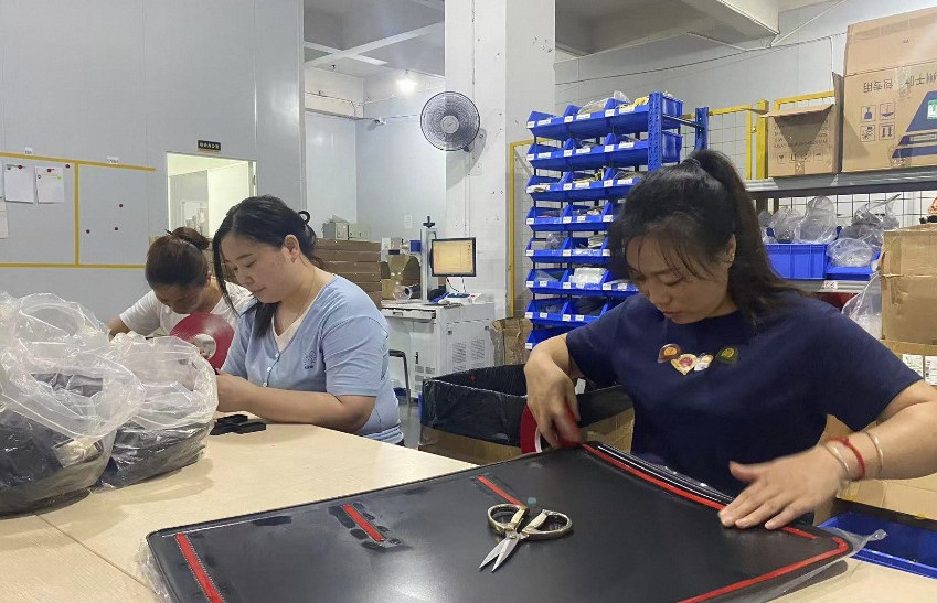 Product assembly stage at Changchun Tolev Auto manufacturing facility