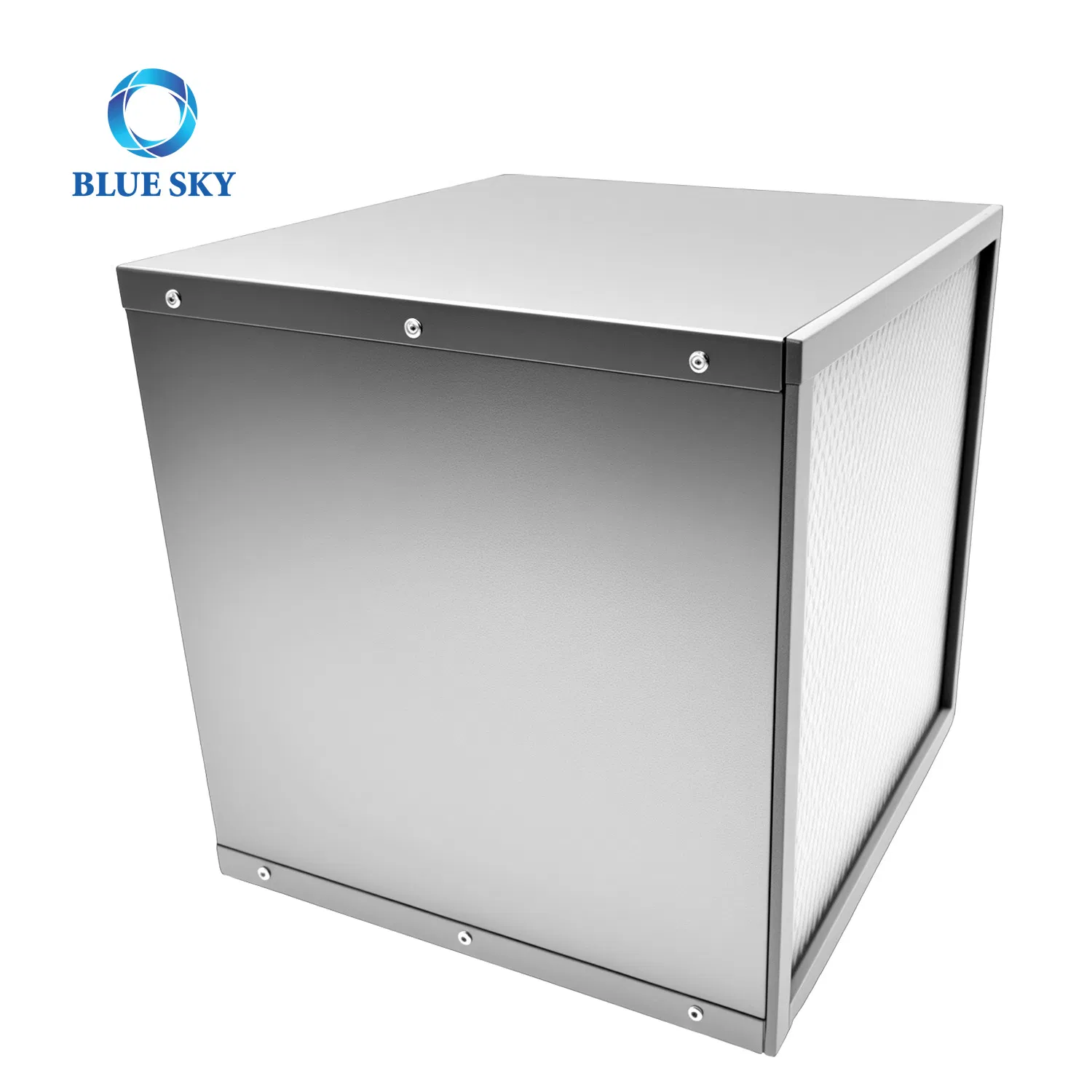 Metal Frame Box HVAC Filters for Laboratory Ventilation System, H14 Grade Heating Ventilation Air Conditioning HEPA Filter, Furnace Air Filter