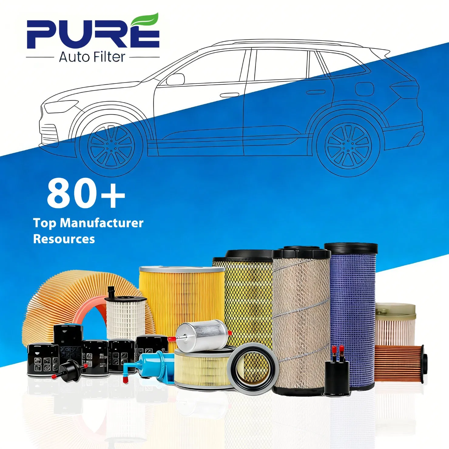 High Efficiency Engine Oil Filter for Cars E4g16-1012040 for Chery