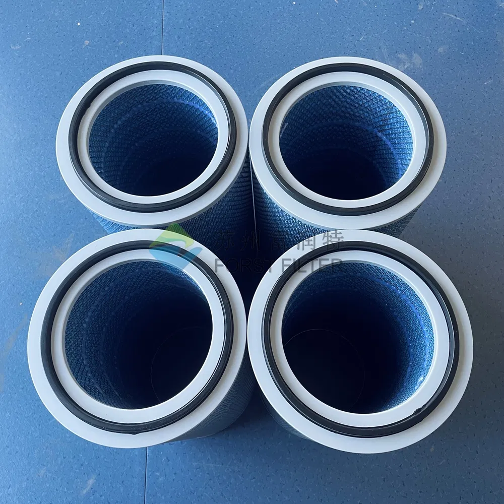 Seller Gas Turbine Intake Blue Cellulose Filter Cartridge for Optimal Performance