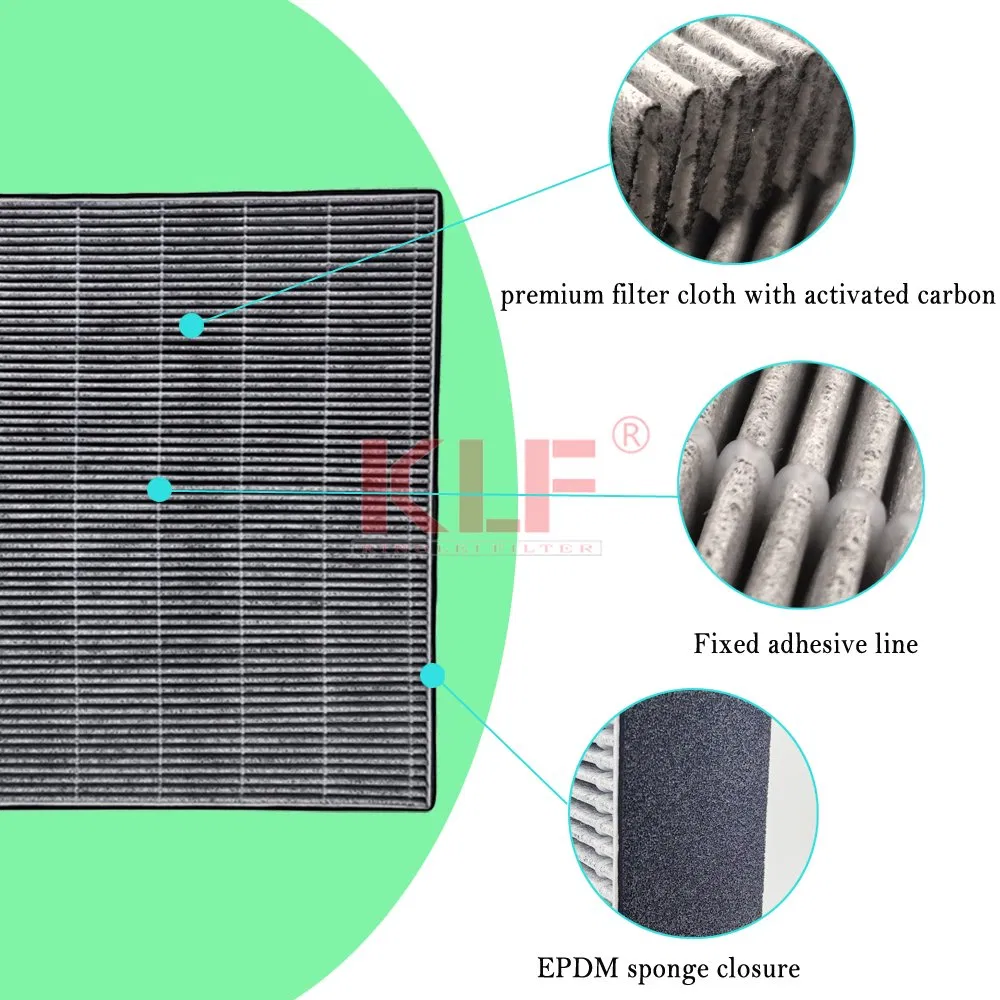Wholesale Pleat Mini True Carbon Charcoal Cloth Air Cleaner HEPA Replacement Filter