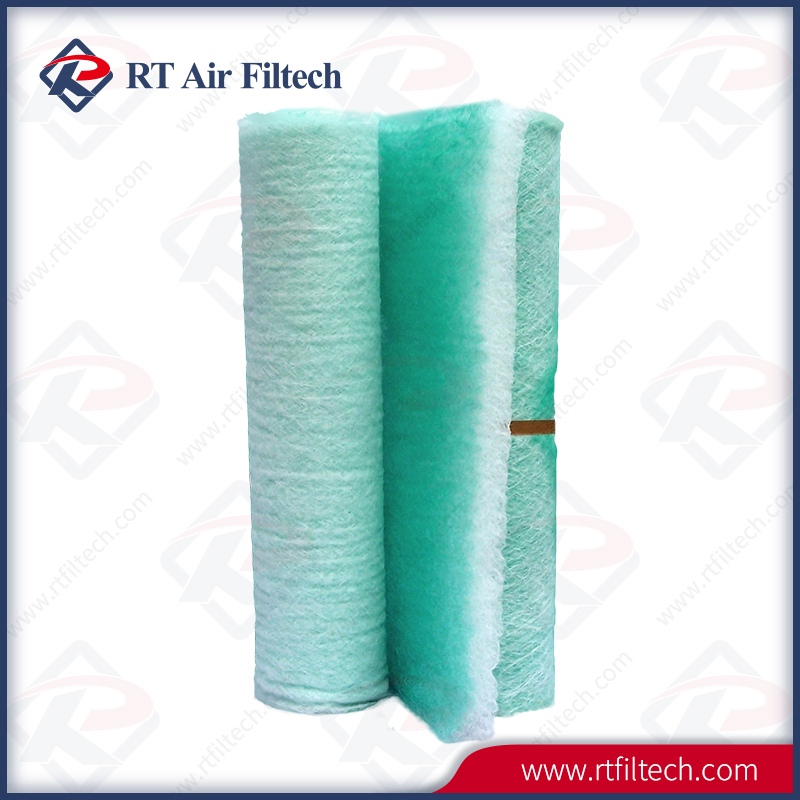 Paint Stop Floor Filter Rolls for Spray Booth Synthetic Fiberglass Material