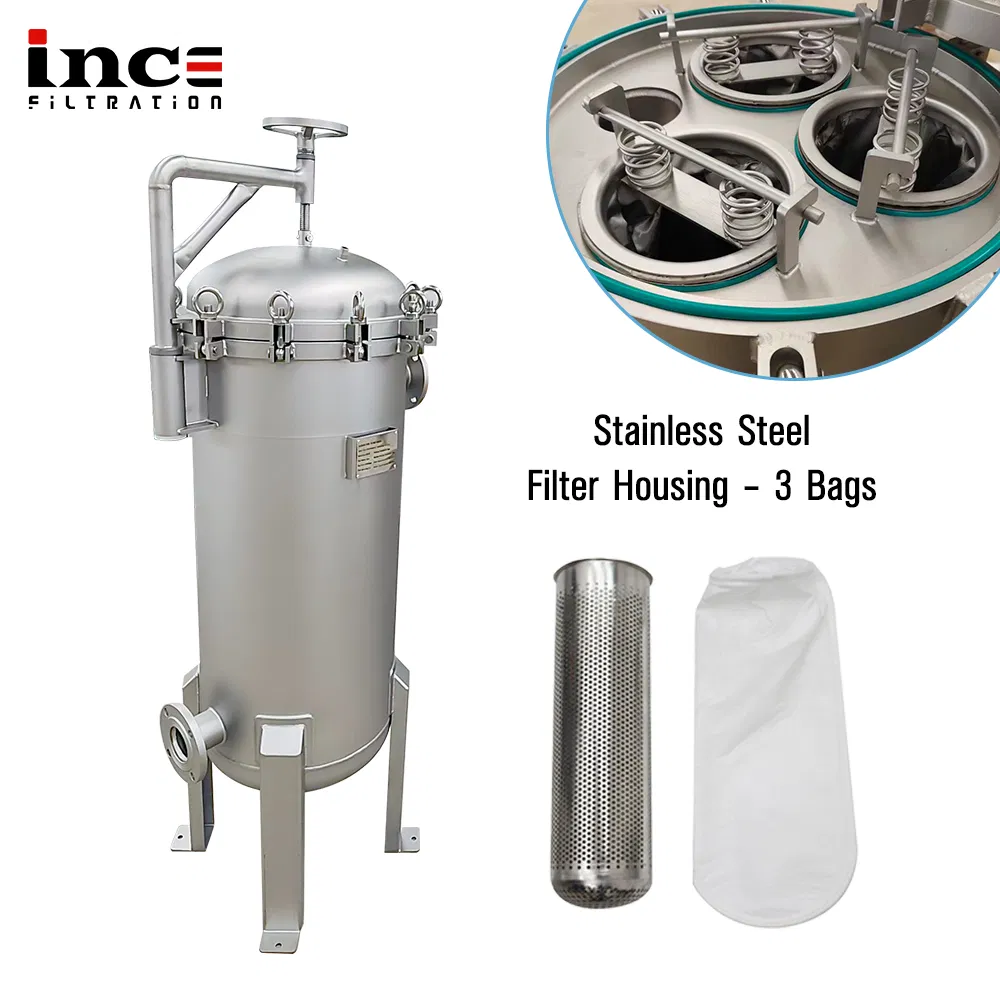 Customizable Multi-Bag Filter Housing with Single or Multi-Size Bag Compatibility