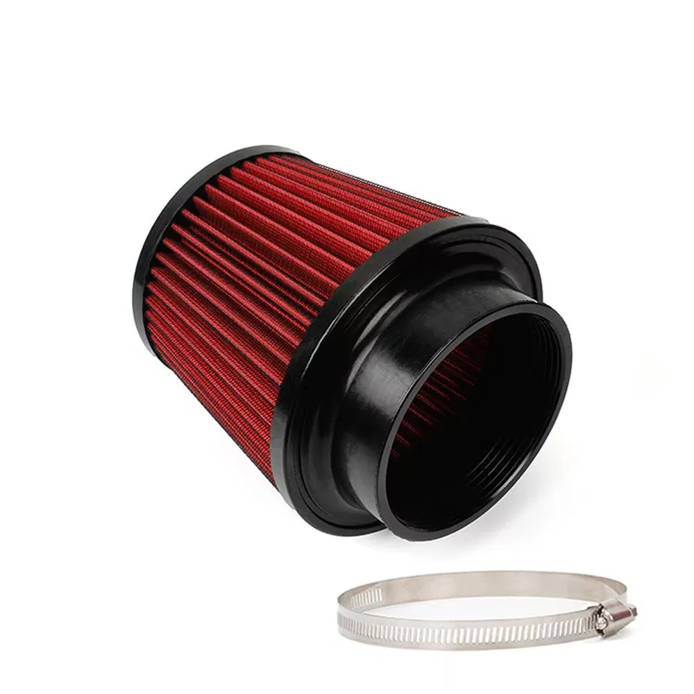 Car Short Long High Flow Racing Performance Tapered Sport Airfilter Universal 102mm 76mm 3inch Cone Intake Air Filter
