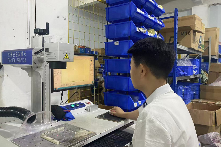 Filter marking and labeling process at Tolev Auto