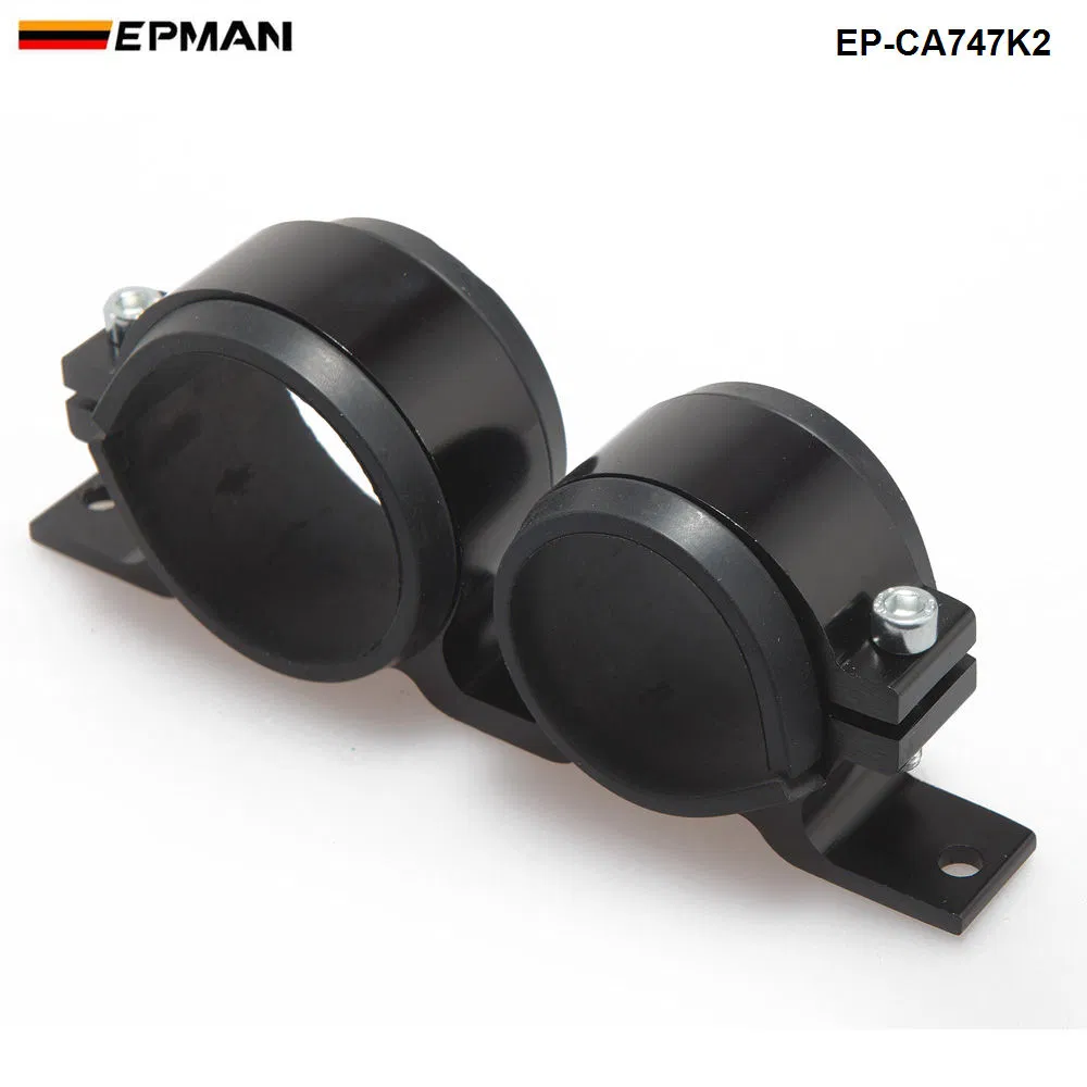 Epman 044 Fuel Pump &amp; Filter Dual Mounting Bracket Anodized Aluminum Ep-Ca747K2