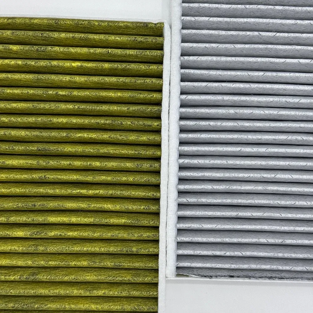 Customized Cabin Filter for Vehicle Air Conditioning Systems with Antibacterial and Activated Carbon Coating