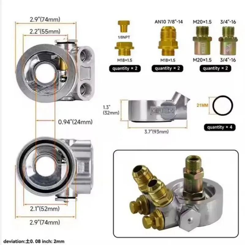 Oil Cooler Components