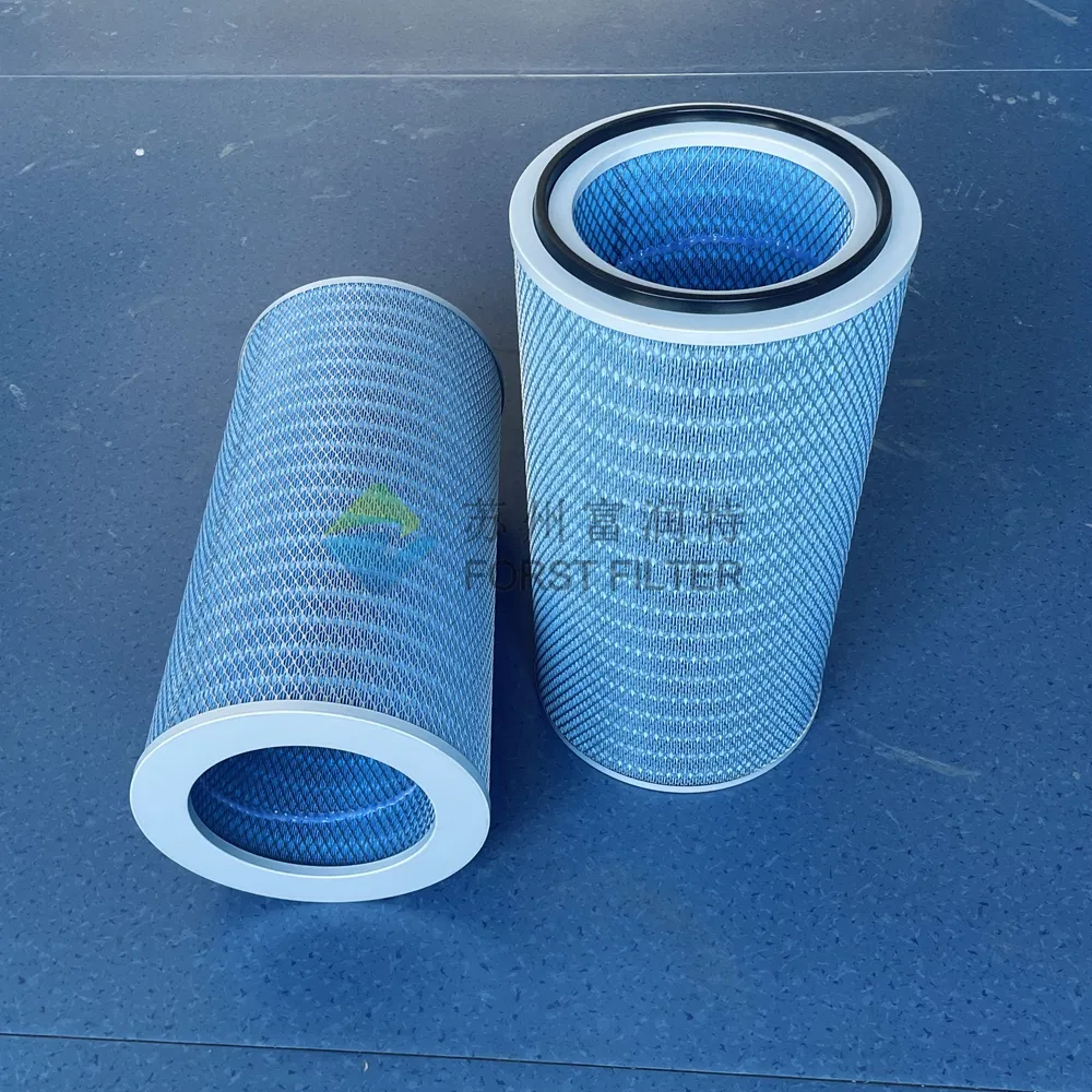 Seller Gas Turbine Intake Blue Cellulose Filter Cartridge for Optimal Performance