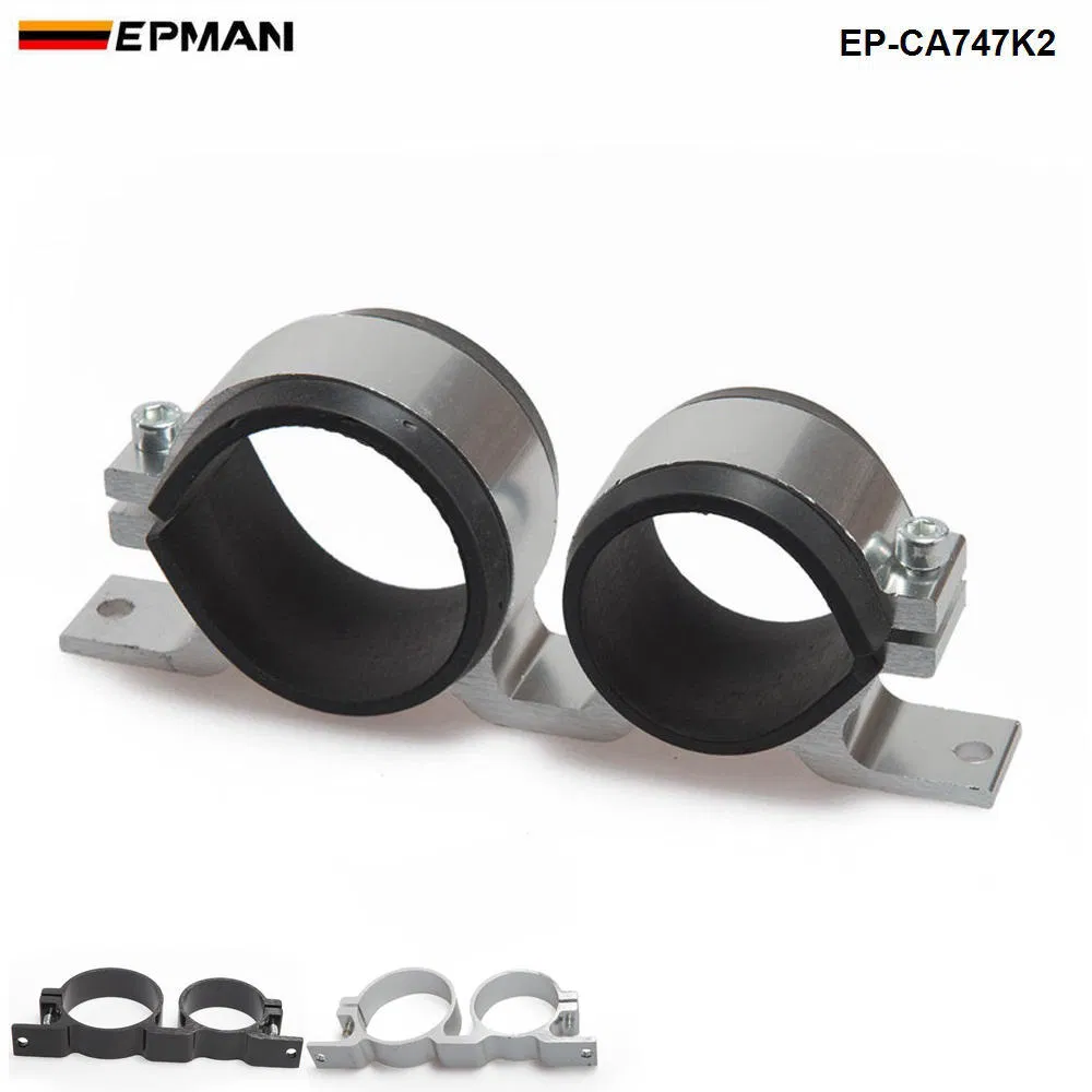 Epman 044 Fuel Pump &amp; Filter Dual Mounting Bracket Anodized Aluminum Ep-Ca747K2