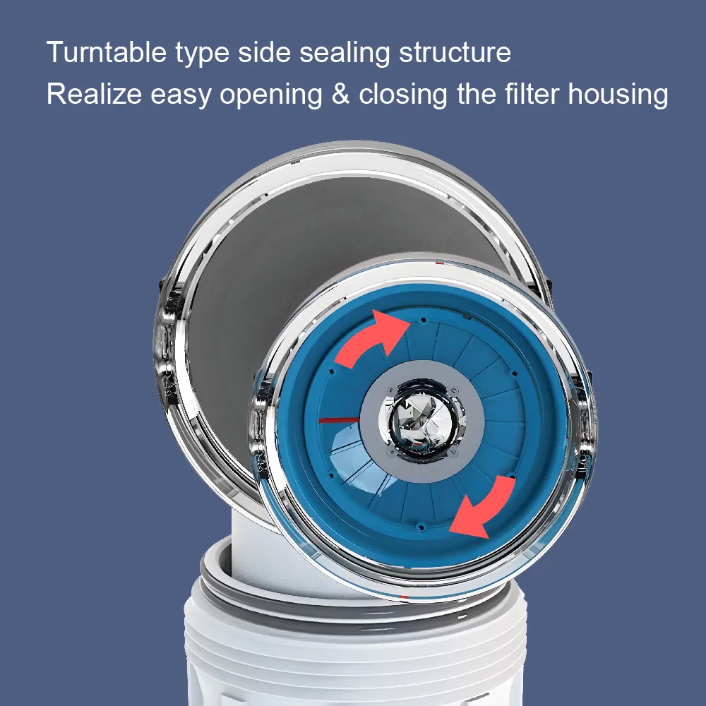 Customizable Reusable PP High Flow Multi Cartridge Transparent Clear Commercial 20 Inch 10 Inch Cartridge Water Filter Housing