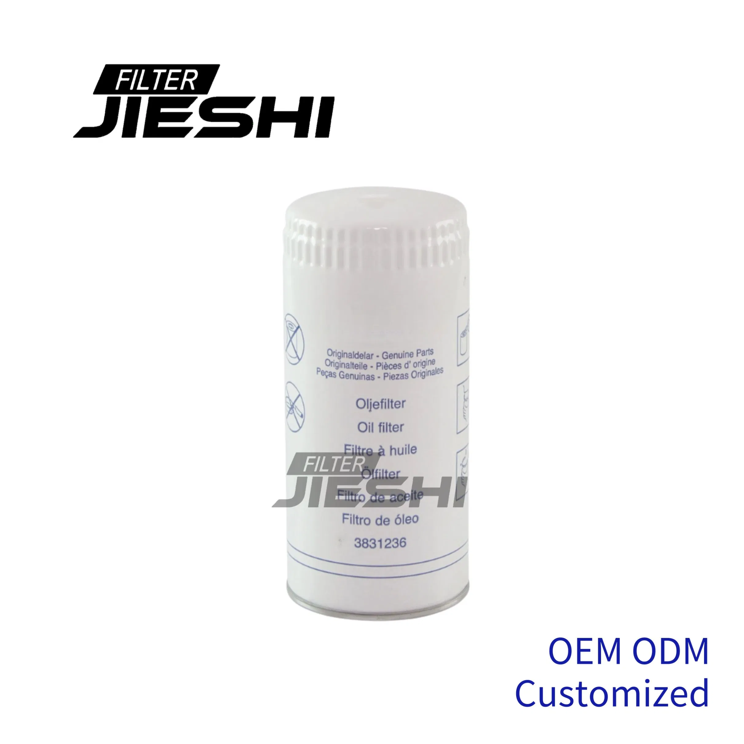 Premium Synthetic Media Oil Filter Cartridge 3831236 for Diesel Generator Engine Parts