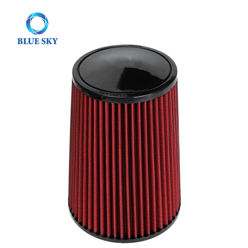 High Flow Racing Performance Short Long Tapered Airfilter Universal 76mm 102mm 3inch Cone Intake Air Filter for Kn