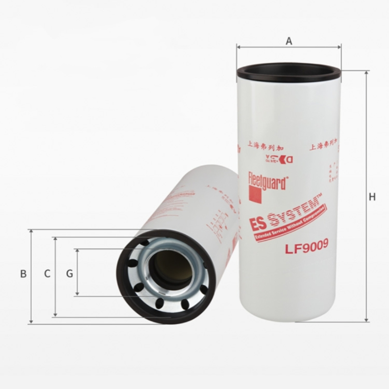 Genuine Fleetguard Lf9009 Oil Filter for Dongfeng Tianlong, Cummins 3401544, Liugong 53c0053