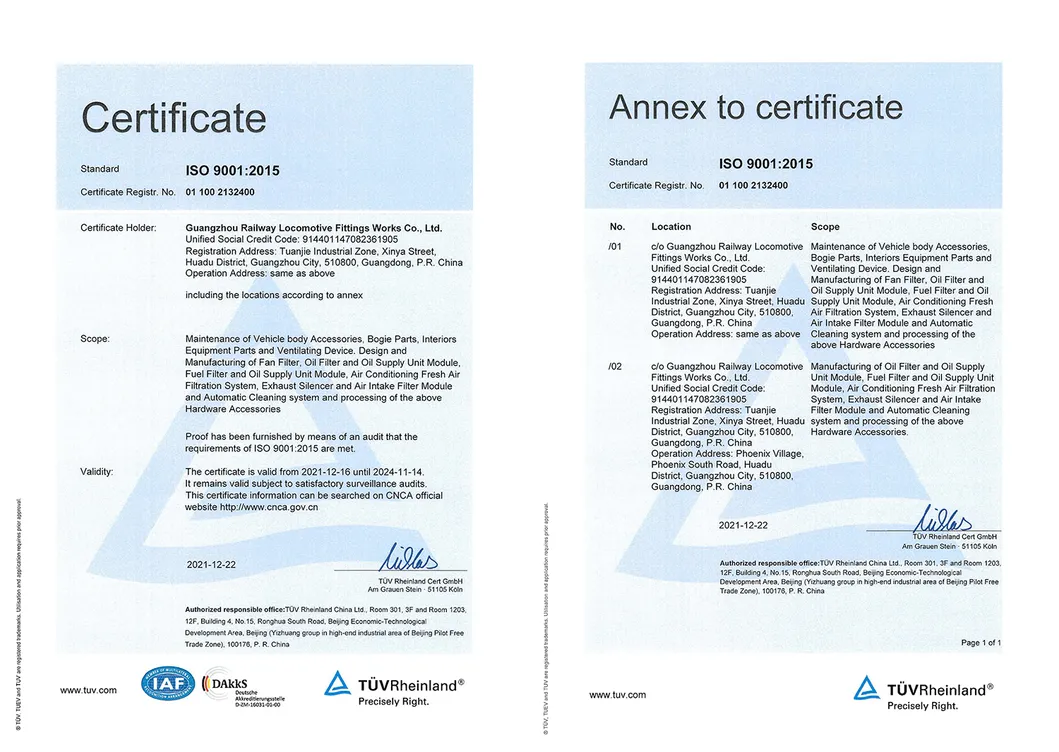 ISO 9001 Certification