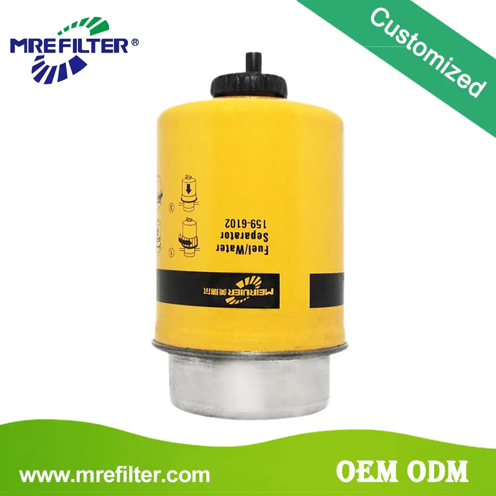 159-6102 Diesel Engine Truck Parts Fuel Filter for Caterpillar Excavators
