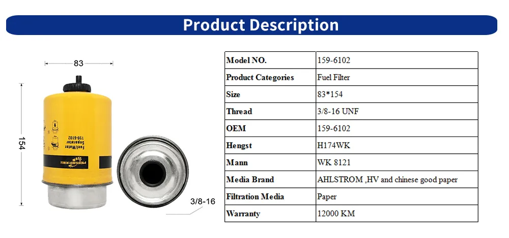 159-6102 Fuel Filter Main