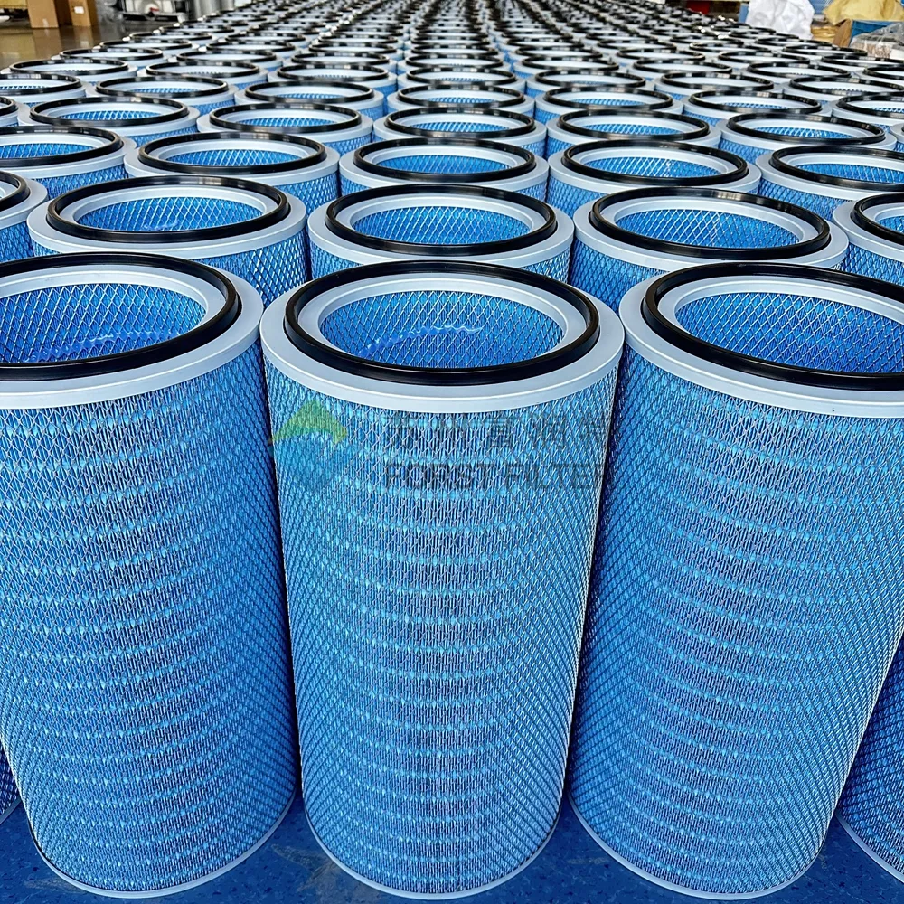 Seller Gas Turbine Intake Blue Cellulose Filter Cartridge for Optimal Performance