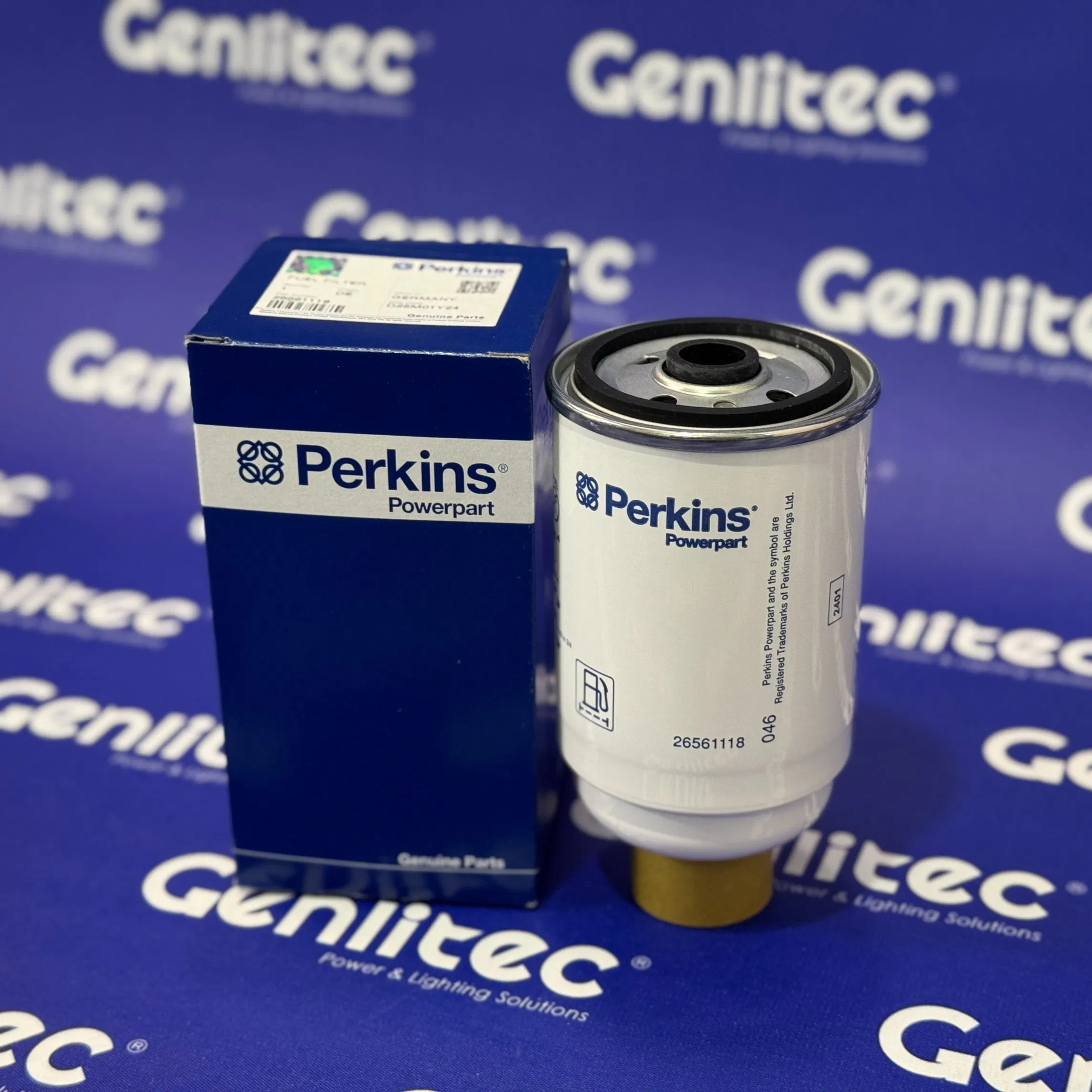 Perkins 26561118 Genuine Spin-on Secondary Fuel Filter for Perkins Diesel Engines