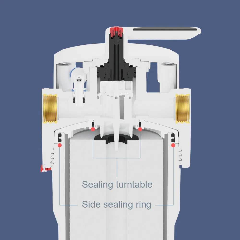 Customizable Reusable PP High Flow Multi Cartridge Transparent Clear Commercial 20 Inch 10 Inch Cartridge Water Filter Housing
