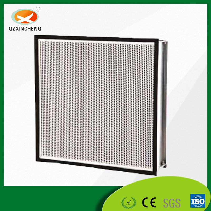 HEPA Air Filter Without Separator for High Grade Purification Equipment