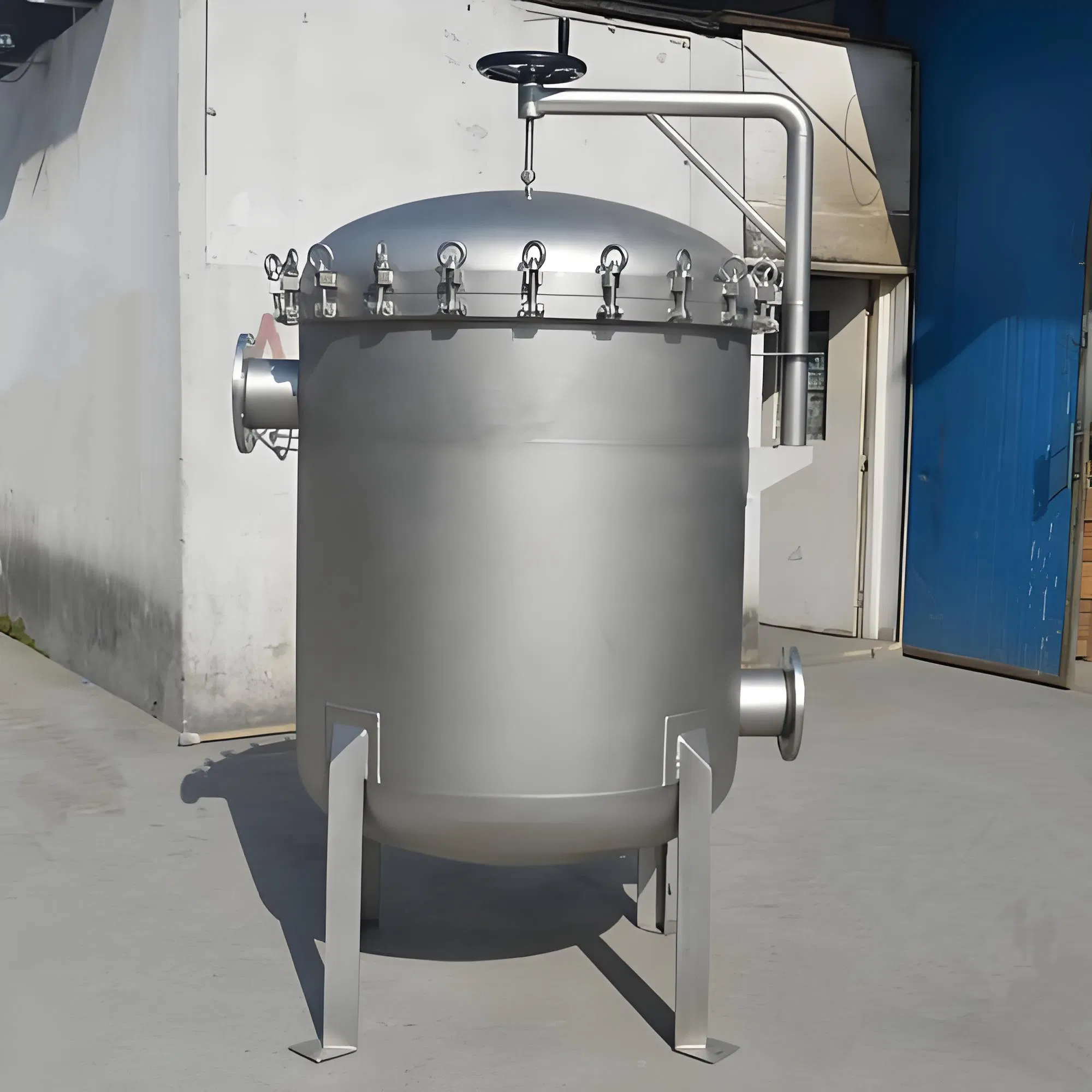 Factory Price Customizable Stainless Steel Bag Filter Housing for Water Treatment