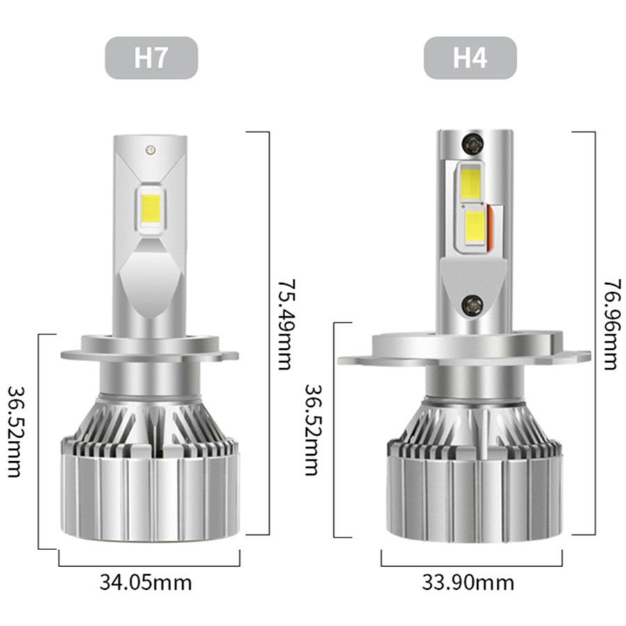 Car Lighting Accessories M9 6000K 100W 24V H7 H11 9005 LED Headlight