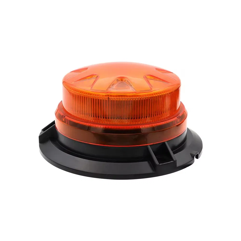 LED Car Light Waterproof Amber LED Beacon Strobe Warning Light Auto Parts Emergency Light Traffic Accessories for Vehicles for Trucks and Cars LED Work Light