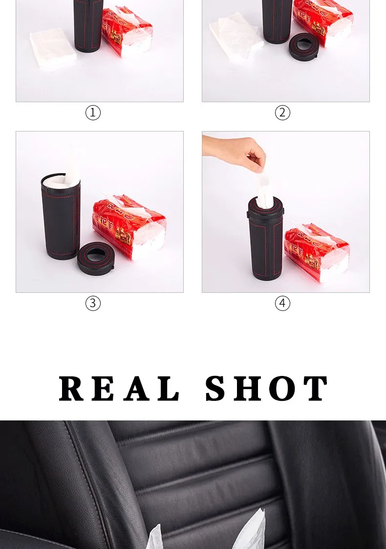 Car Tissue Holder Detailed View