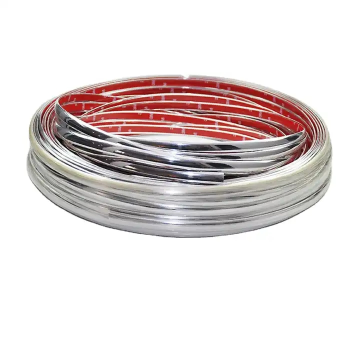 Bright Chrome Moulding Trim Car Body Door Protector Exterior Accessories