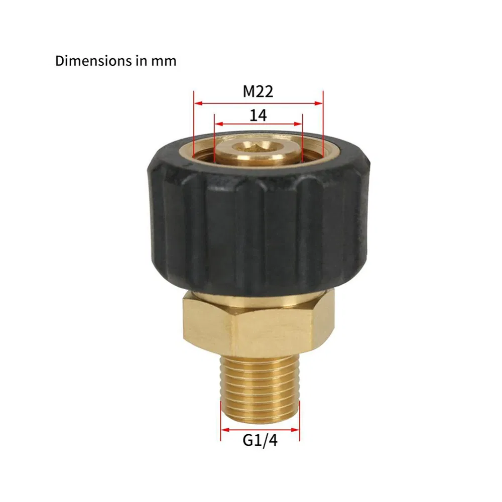 M22 Adapter Pressure Washer Coupling for Karchere Hds &amp; HD Car Washer Washing Cleaning Tools Connector Accessories