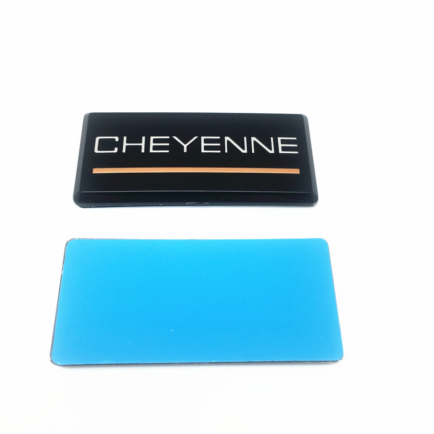 Cheyenne Fit for Silverado Camaro Emblem Fender Badge Decal Sticker Logo Car Accessories Car Parts Sierra Decoration