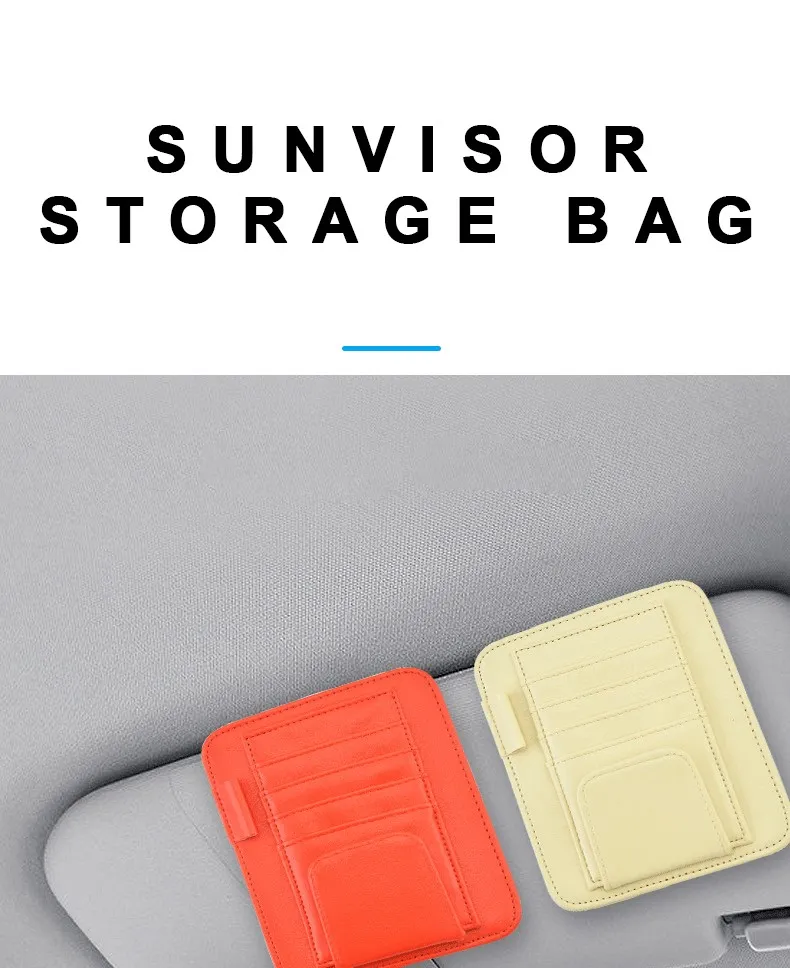 Sun Visor Organizer Front