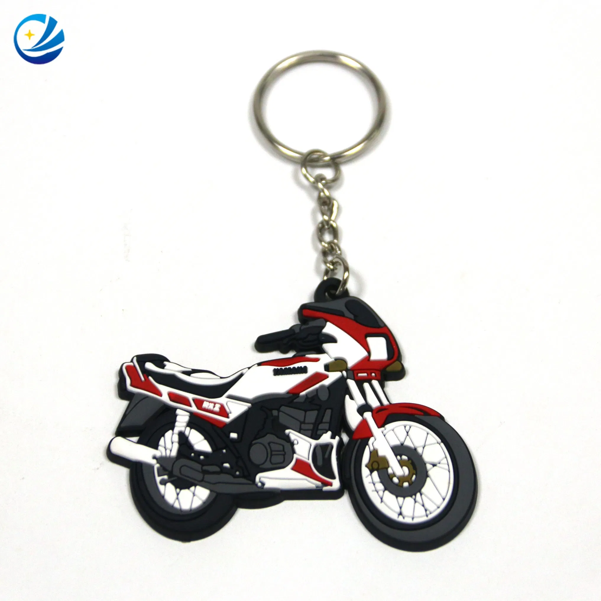 Wholesale Custom Logo 2D/ 3D Souvenir Silicon Key Ring Designer Car Decoration Accessories Soft Plastic PVC Rubber Keychain for Promotional Gifts
