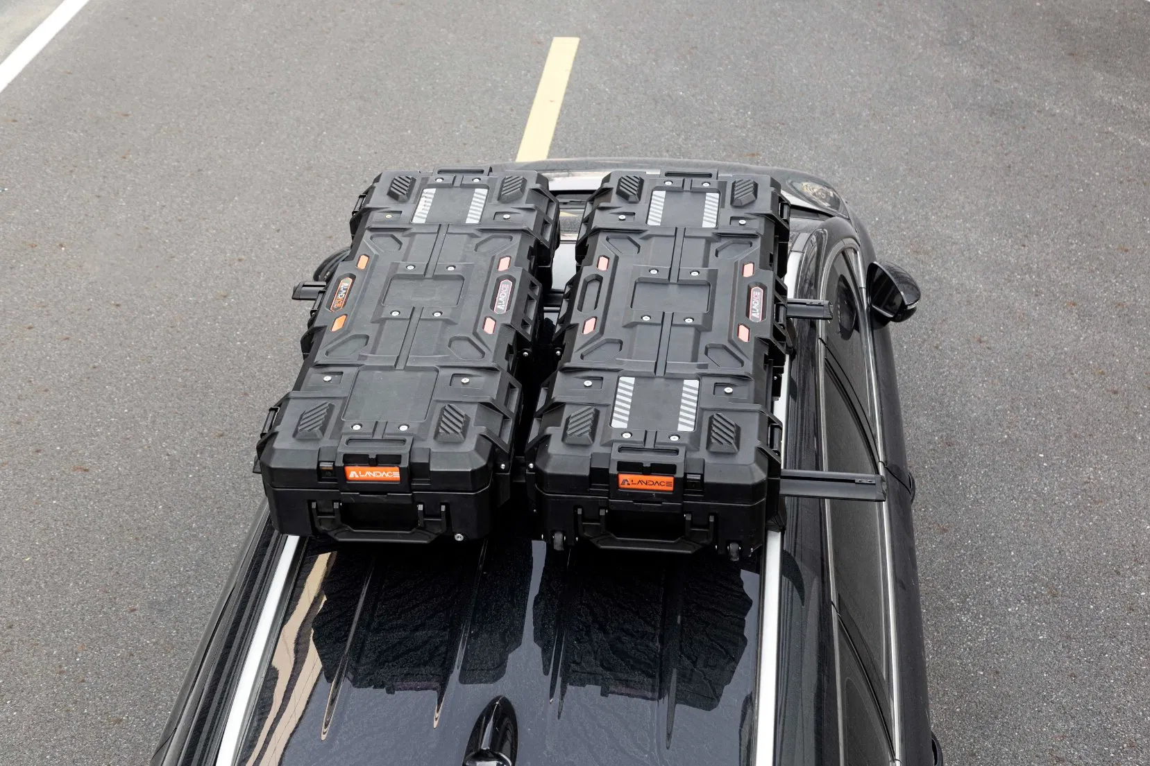 Camping Accessories Durable LLDPE Truck Utility Tool Box Organizers and Storage Pickup Heavy Duty Car Roof Rack Mounted Tool Box