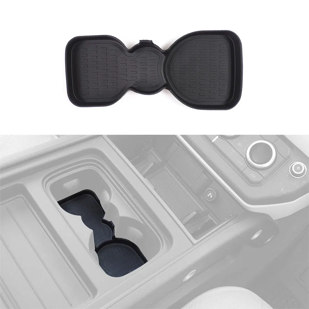 Wholesale TPE Car Cup Holder Mats for Land Rover Defender 2020-2022 90/110 Interior Accessories Car Auto Body Kit