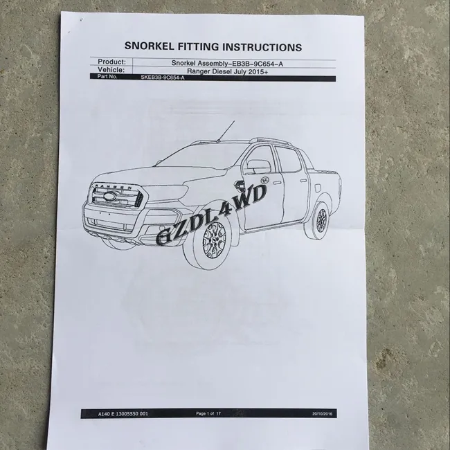 Air Intake Snorkel View 2