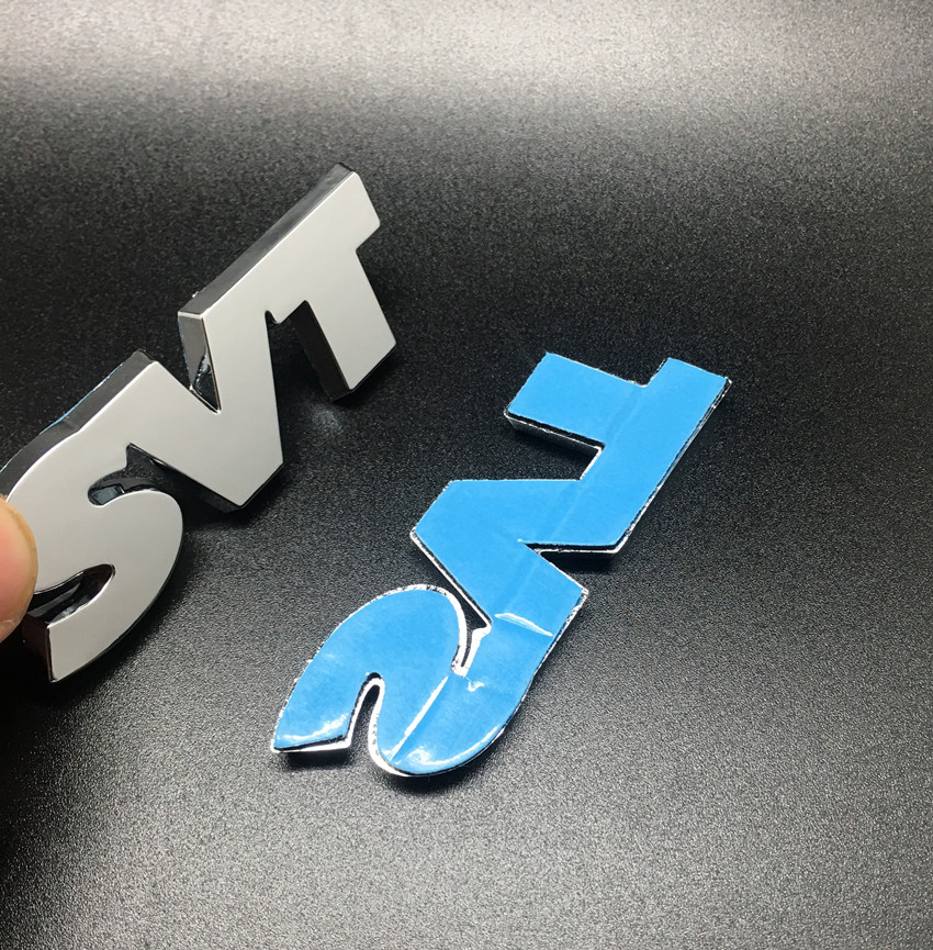 Gt Fit for Svt Bronco Mustang Emblem Fender Badge Decal Sticker Logo Car Accessories Car Parts Decoration ABS Plastic