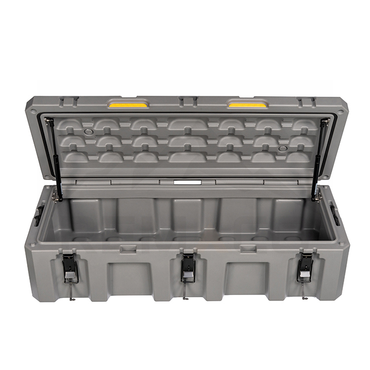 4WD Accessories Australia 75/95/130L Portable Plastic Car Roof Top Storage Tool Box Rotomold Rugged Case