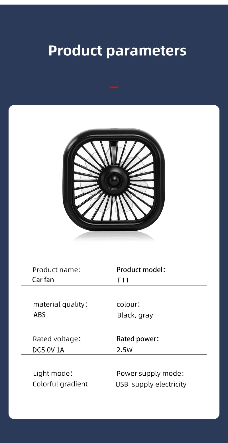 Car Fan Details