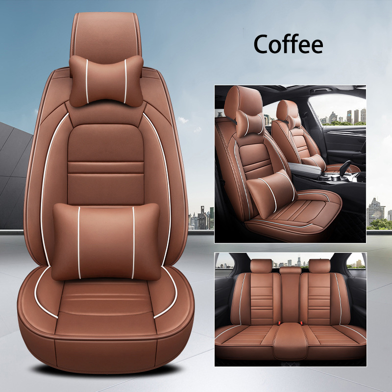 Good Quality Napa Luxury Interior Decoration Accessory Waterproof Nappa Leather Universal Fit Car Seat Cover for Protection