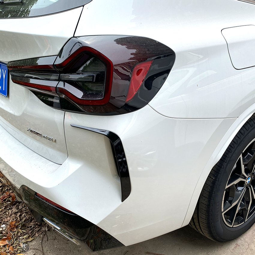 for BMW X3 G01 Facelift M Pack 2022+ Rear Bumper Flags Exterior Sticker Modification Car Body Kit Car Accessories