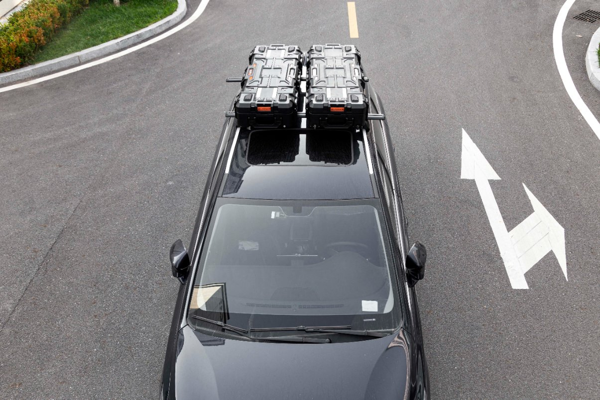 Camping Accessories Durable LLDPE Truck Utility Tool Box Organizers and Storage Pickup Heavy Duty Car Roof Rack Mounted Tool Box